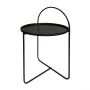 MRSHome Βοηθητικό Τραπέζι Μεταλλικό Φ40x65 Εκ. I Black