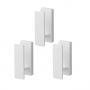 Yamazaki Κρεμάστρες Τοίχου Μεταλλικές Λευκές Σετ 3 Τμχ Tower 2,4x3x6,5 Εκ.