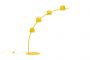 Fatboy Big Lebow - Φωτιστικό Δαπέδου Led Μεταλλικό 186x64x234 I Banana Yellow - Dimmable