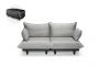 Fatboy Paletti Royal - Καναπές Διθέσιος Από Ύφασμα Olefin 190x100x90 I Wolf Grey 