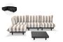 Fatboy Paletti Large - Σετ Σαλόνι Αριστερό 280x190x90 I Anthracite Τραπέζι - Stripe Cacao