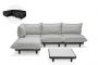 Fatboy Paletti Royal Large - Σετ Σαλόνι Εξωτερικού Χώρου 280x190x90 I Light Grey Τραπέζι - Wolf Grey