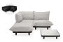 Fatboy Paletti Medium - Σετ Σαλόνι Εξωτερικού Χώρου 190x190x90 I Light Grey Τραπέζι - Mist