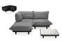 Fatboy Paletti Medium - Σετ Σαλόνι Εξωτερικού Χώρου 190x190x90 I Light Grey Τραπέζι - Rock Grey