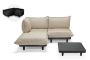 Fatboy Paletti Royal Medium - Σετ Σαλόνι Εξωτερικού Χώρου 190x190x90 I Anthracite Τραπέζι - Brulee
