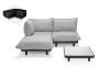  Fatboy Paletti Royal Medium - Σετ Σαλόνι Εξωτερικού Χώρου 190x190x90 I Light Grey Τραπέζι - Wolf Grey