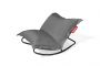 Fatboy - Σετ Κουνιστή Πολυθρόνα Rock 'N Roll Και Πουφ BeanBag Original Outdoor I Rock Grey 