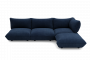 Fatboy Sumo Καναπές Γωνιακός Δεξιός Κοτλέ 301x204,5x90 I Deep Blue 
