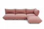 Fatboy Sumo Καναπές Γωνιακός Δεξιός Κοτλέ 301x204,5x90 I Soft Pink 