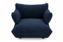 Fatboy Sumo Loveseat - Πολυθρόνα Υφασμάτινη Κοτλέ 114x108x90 I Deep Blue