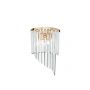 IDEAL LUX 3ΦΩΤΟ ΦΩΤΙΣΤΙΚΟ ΤΟΙΧΟΥ ΜΕ ΚΡΥΣΤΑΛΛΑ ΧΡΥΣΟ CARLTON AP3 213491