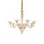 IDEAL LUX 8ΦΩΤΟΣ ΠΟΛΥΕΛΑΙΟΣ ΓΥΑΛΙΝΟΣ ΜΕΛΙ BRIGITTA SP8 199412