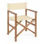 Bizzotto Noemi Καρέκλα Σκηνοθέτη Ξύλινη Καφέ 52x59x83