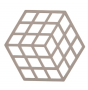 Zone Denmark Σουπλά Για Ζεστά Σκεύη Σιλικόνης 16x14 - Cube Taupe