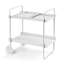 Zone Denmark Τρόλεϊ Μπαρ Μεταλλικό 60,6x40,5x66,4 - A-Cocktail Trolley Soft Grey