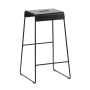Zone Denmark Σκαμπώ Μπαρ Μεταλλικό 38x38x65 - A-Stool Bar Black
