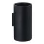 Zone Denmark Επιτοίχια Ποτηροθήκη Αλουμινίου/ABS Ø7,5x13,6 - Rim Black