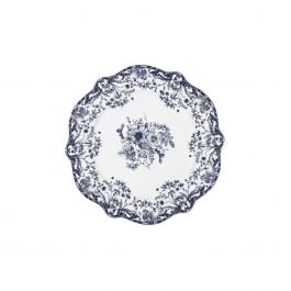 Estia Πιάτο Φρούτου Reverie Ρηχό Πορσελάνινο Λευκό/Μπλε Φ19 Εκ.