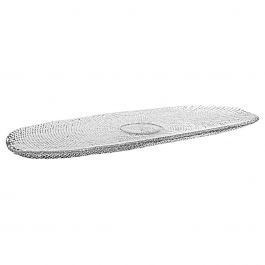 Estia Πιατέλα Σερβιρίσματος Roche Γυάλινη Διάφανη 42x17 Εκ.