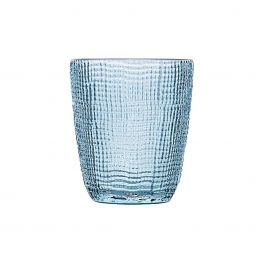 Estia Ποτήρι Νερού Χαμηλό Roche Γυάλινο Μπλε 310 ml