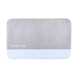 Estia Ταπέτο Μπάνιου Tone Lab Υφασμάτινο 50x80 Εκ. I Stone Clay