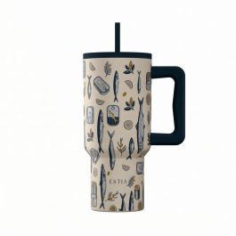Estia Θερμός Straw Tumbler Xl Save The Aegean 900 ml Salt Life