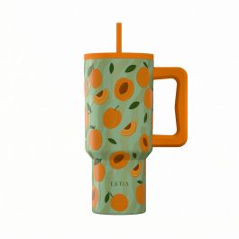 Estia Θερμός Straw Tumbler Xl Save The Aegean 900 ml Peach Garden