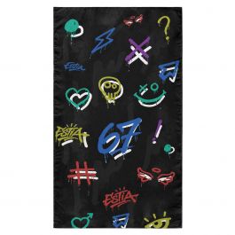 Estia Πετσέτα Θαλάσσης Microfiber Με Τσαντάκι 180x90 Εκ. I Six Seven