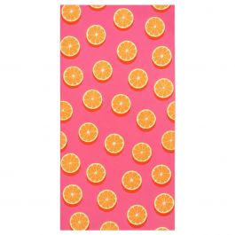 Estia Πετσέτα Θαλάσσης Microfiber Με Τσαντάκι 180x90 Εκ. I Orange Pop
