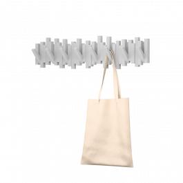 Umbra Κρεμάστρα Τοίχου 8 Θέσεων Abs Γκρι Sticks 72x3x18
