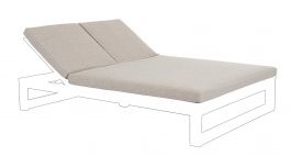 Bizzotto Honolulu Αδιάβροχο Μαξιλάρι Για Διπλή Ξαπλώστρα Ιβουάρ 140x200x10