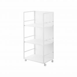 Yamazaki Ραφιέρα/Τρόλεϊ Οργάνωσης 3 Επιπέδων Λευκό Tower 42x32,1x84,5