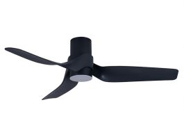 Lucci Air Ανεμιστήρας Οροφής Εξ. Χώρου Με Φως Nautica Black DC 80213354 - Dimmable