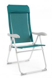 Bizzotto Cayo Καρέκλα Παραλίας Αλουμινίου Τιρκουάζ 57x65x110
