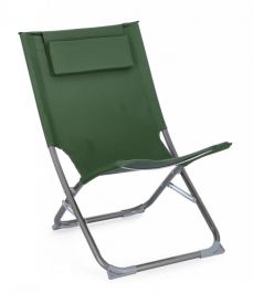 Bizzotto Ocean Καρέκλα Παραλίας Μεταλλική Πράσινη 48x68x73