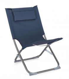 Bizzotto Ocean Καρέκλα Παραλίας Μεταλλική Μπλε 48x68x73