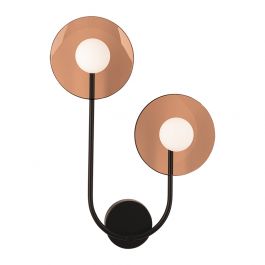 Zambelis Απλίκα Led Με Εναλλαγή Χρώματος 2700K - 3000K Μαύρη Ματ 58 Εκ. 2699 - Dimmable