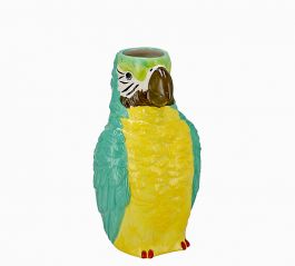 Zaros Βάζο "Παπαγάλος" Κεραμικό Κίτρινο 13x11x23 Εκ. DK174