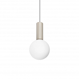 Ideal Lux Φωτιστικό Οροφής Led Γυάλινο/Μεταλλικό Λευκό Ø15 Εκ. Odeon Sp1