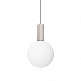 Ideal Lux Φωτιστικό Οροφής Led Γυάλινο/Μεταλλικό Λευκό Ø20 Εκ. Odeon Sp1