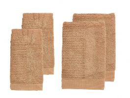 Zone Denmark Πετσέτες Βαμβακερές Σετ 4 Τμχ - Classic Mandarine