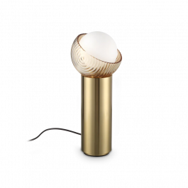 Ideal Lux Επιτραπέζιο Φωτιστικό Γυάλινο/Μεταλλικό Οξυντέ 27 Εκ. Bloom Tl1 Big