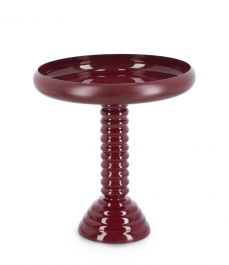 Bizzotto Angada Βοηθητικό Τραπέζι Μεταλλικό Μωβ Ø44x48