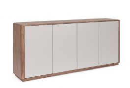 Bizzotto Atticus Μπουφές Mdf/Ξύλινος Καφέ/Γκρι 180x39,5x83,2