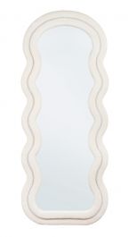 Bizzotto Kyrel Καθρέπτης Τοίχου Με Υφασμάτινο Ιβουάρ Πλαίσιο 70x170 Εκ.