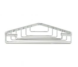 Sealskin ELEMENTALS Ράφι Γωνιακό Inox 19,5x19,5 Εκ. I Chrome