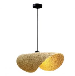 Viokef Φωτιστικό Οροφής Ψάθινο Natural 64x34 Εκ. Lilly 4350100