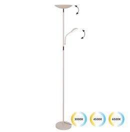 Viokef Φωτιστικό Δαπέδου Led Με Εναλλαγή Χρώματος Μπεζ 178 Εκ. Nora 4351800 - Dimmable