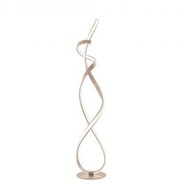 Viokef Φωτιστικό Δαπέδου Led Μεταλλικό Μπεζ 142 Εκ. Ribbon 4347800