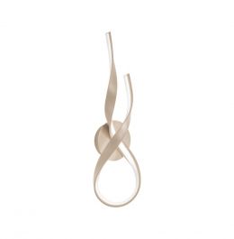 Viokef Φωτιστικό Τοίχου Led Μεταλλικό Μπεζ 61 Εκ. Ribbon 4347900